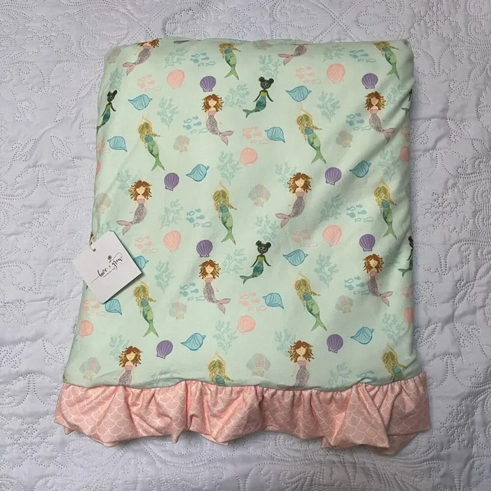 NWT Love & Grow Enchanted Mermaid Luxe Blanket